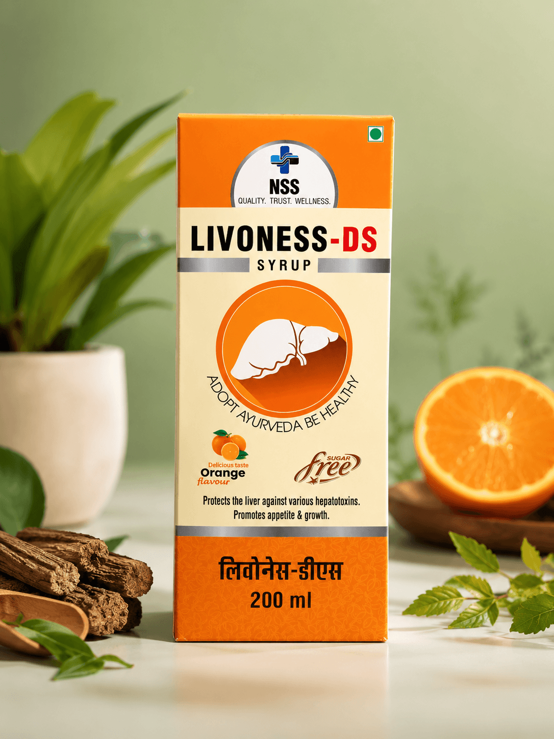 LIVONSS DS Liver Syrup | Herbal Liver Health Supplement